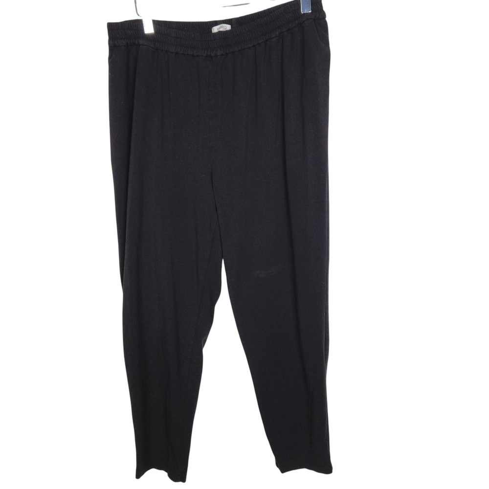 STORQ Pants Womens Size 3‎ Black Pull On Maternity Modal Blend Stretch Pocket